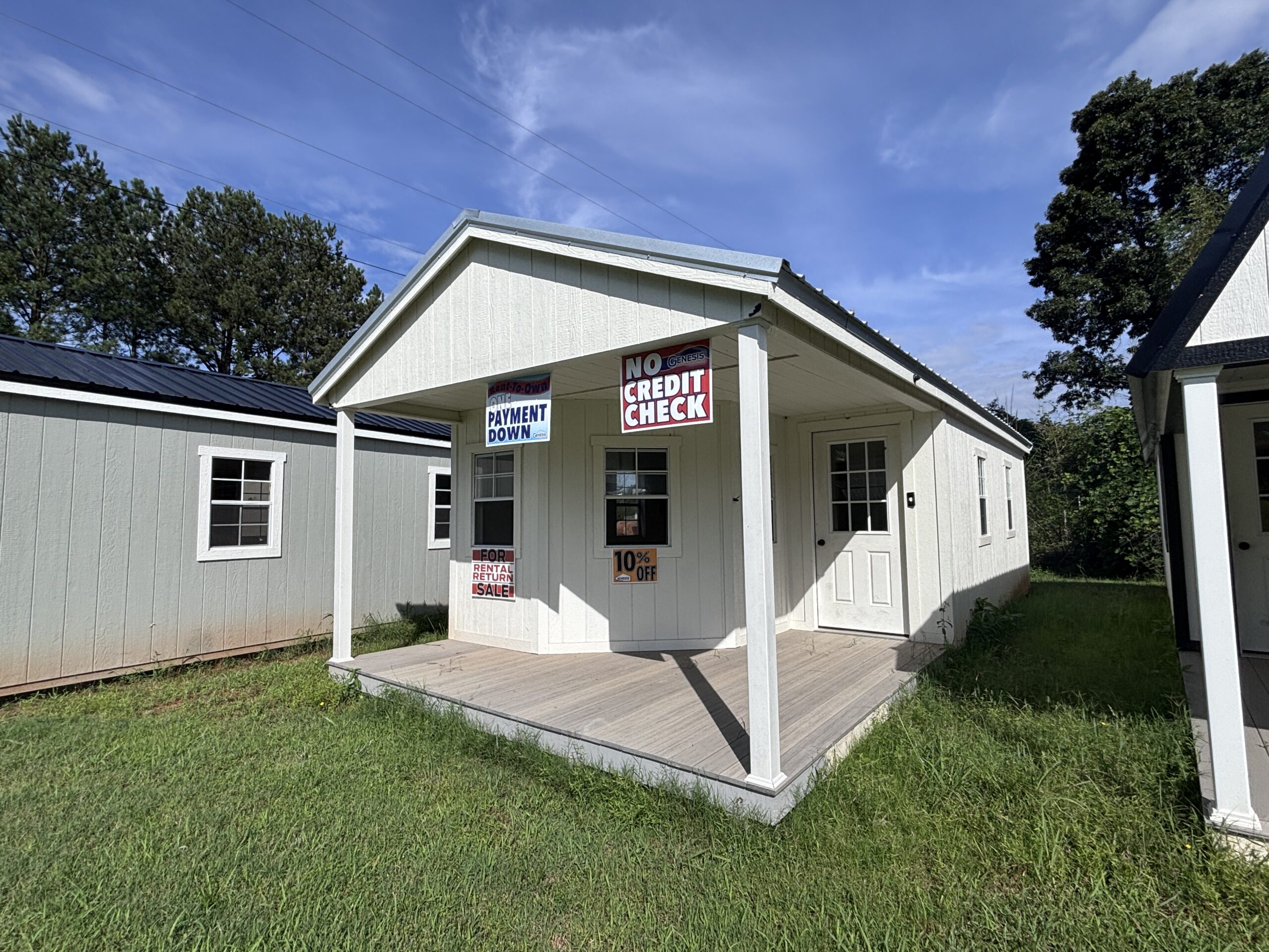 🏡🔥 CLEARANCE SPECIAL – 14×32 DELUXE CORNER PORCH CABIN! 🔥🏡