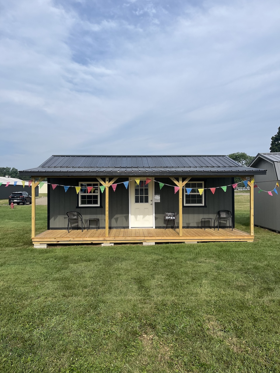 12×24 Ranch Utility Shed With Porch